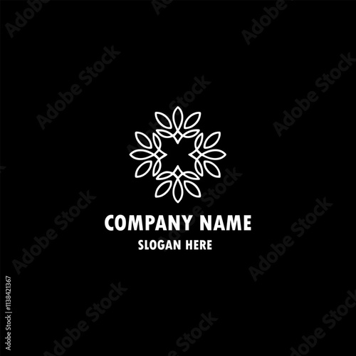 Creative flower inspiration design template
