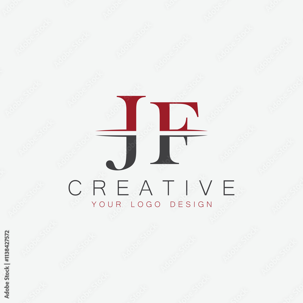 initial monogram letter  logo with creative design.
