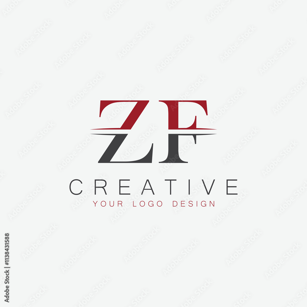 Obraz premium initial monogram letter logo with creative design.