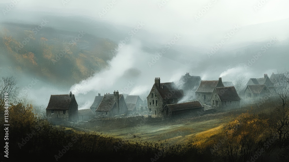 Fototapeta premium misty morning mist