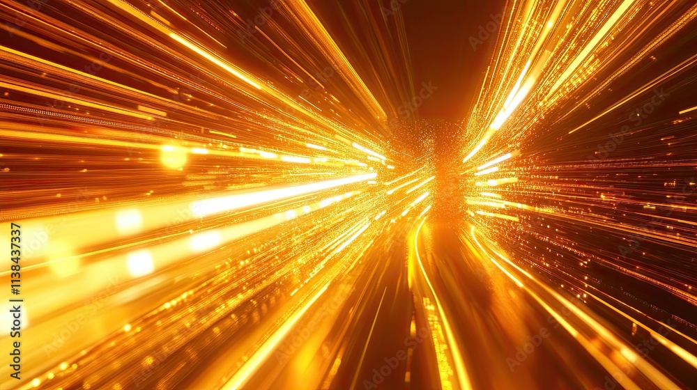 glow light business graph