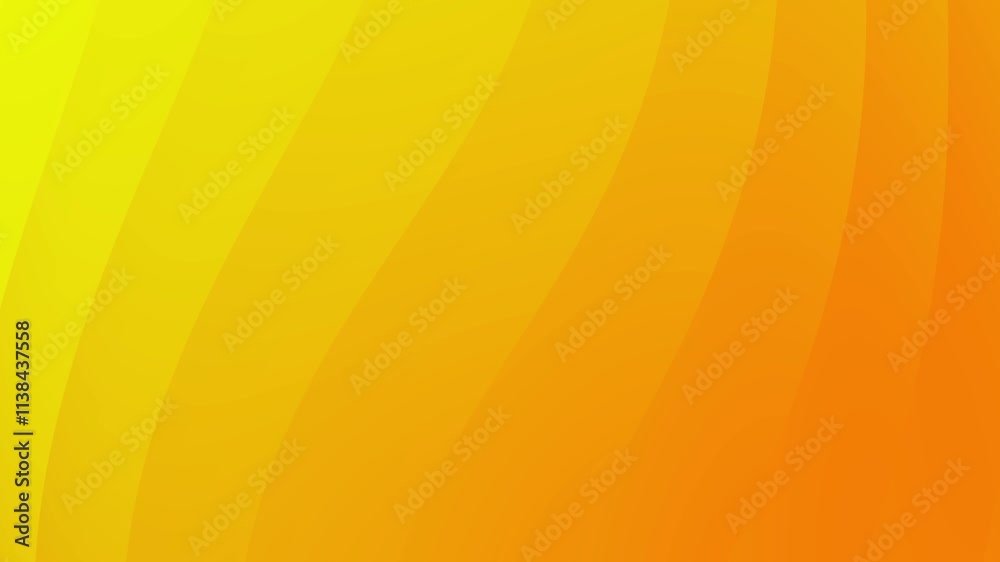 Bright orange gradient background with soft waves and smooth lighting effects for vibrant and energetic visuals