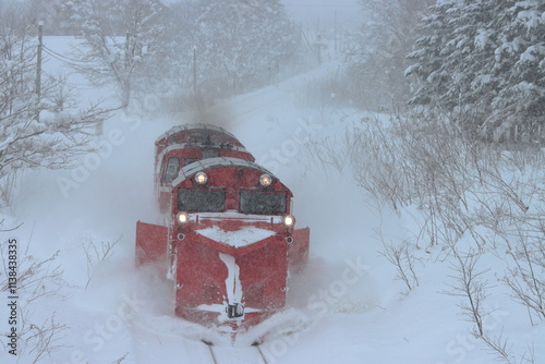  冬の北海道に挑む宗谷本線ラッセル列車(雪362レ)_2020/12/31撮影 photo