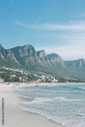 12 apostles view in Cape Town on camps bay, shot on film photo