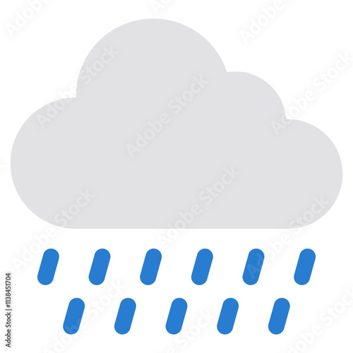 Rainfall icon in perfect design