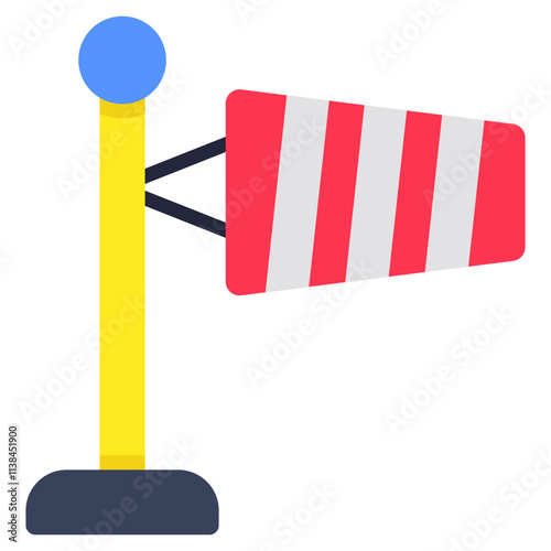 Premium download icon of windsock