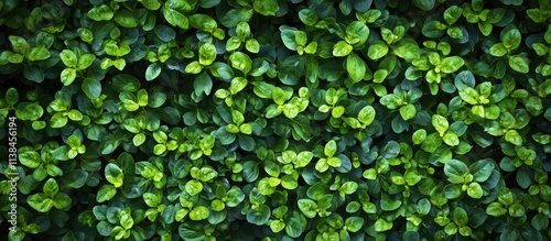 Wallpaper Mural Vibrant Green Foliage of Birdeye Speedwell Thriving in Cool Conditions Ideal for Poor Soil and Residential Spaces Torontodigital.ca