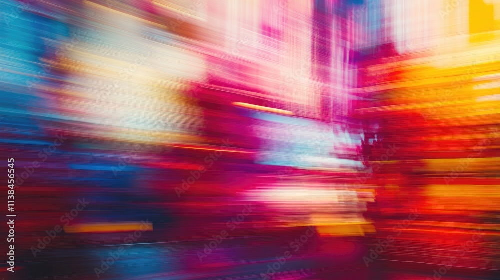 Vibrant abstract motion blur background with colorful streaks creating a dynamic and artistic visual effect. Vibrant abstract motion blur background with colorful streaks creating a dynamic and artistic visual effect.