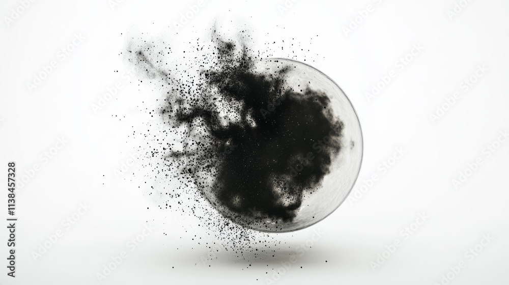 Black Dust Explosion in Sphere Black Dust Explosion in Sphere