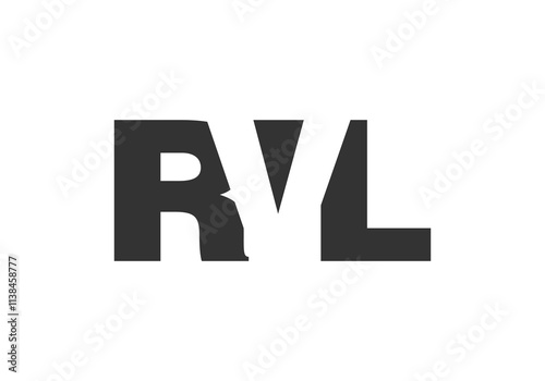 Free Download RVL logo design. Initial letter R V L bold font style for tech startups, consulting, corporate branding. Creative company name, headlines typography identity, trendy logotype. - GFXLoad
