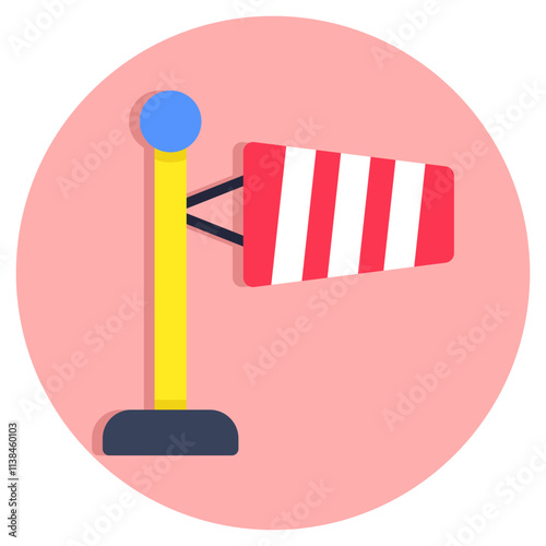 Premium download icon of windsock