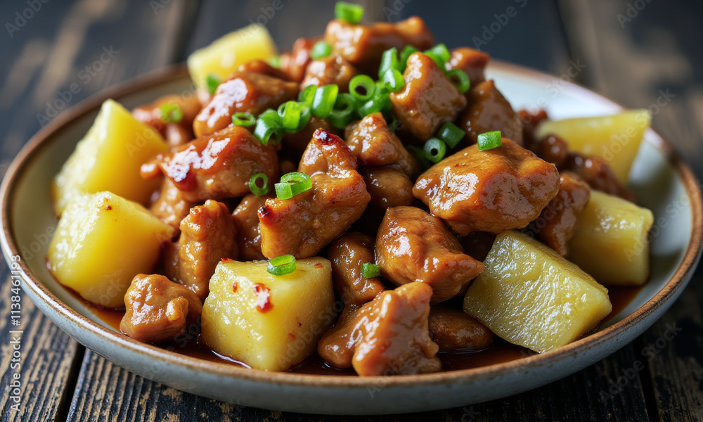 Sweet and Sour Pork with Pineapple Sweet and Sour Pork with Pineapple