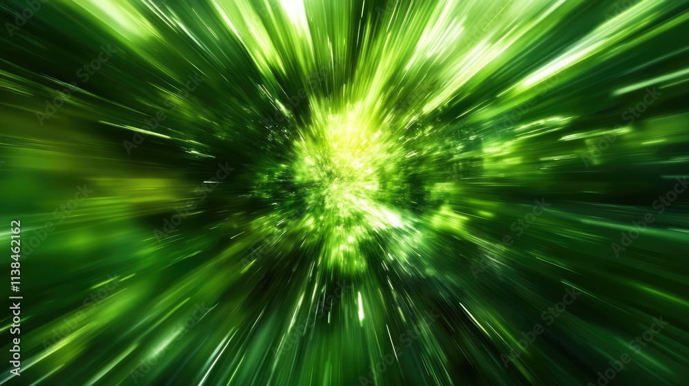 Abstract vibrant green background with motion blur creating a sense of depth and movement ideal for nature and wellness themes. Abstract vibrant green background with motion blur creating a sense of depth and movement ideal for nature and wellness themes.