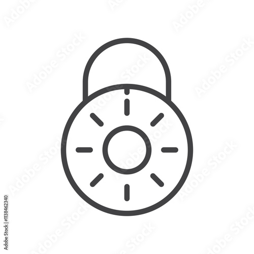 Key smith icon Logo symbol outline set