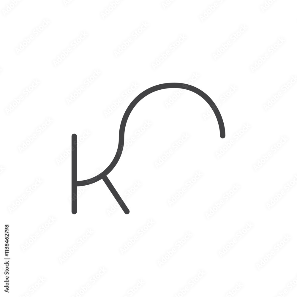Kroger icon Logo symbol outline set Kroger icon Logo symbol outline set