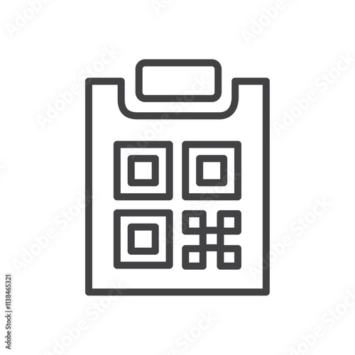 Vaccination certificate icon Logo symbol outline set
