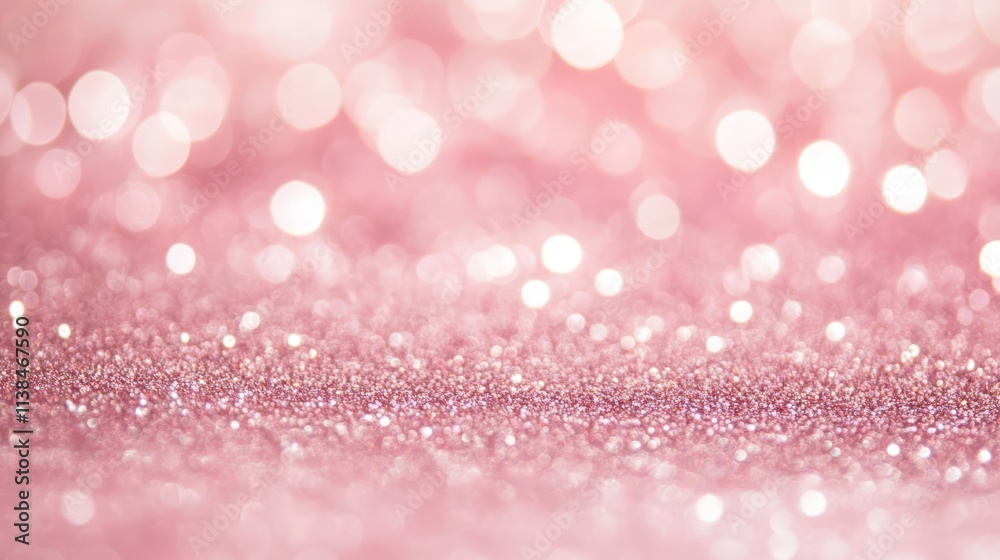 Soft pink glitter bokeh background creating a dreamy and festive atmosphere perfect for design projects and celebratory themes Soft pink glitter bokeh background creating a dreamy and festive atmosphere perfect for design projects and celebratory themes