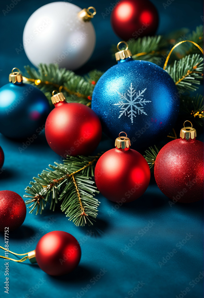 Christmas tree decorations and balls Christmas tree decorations and balls