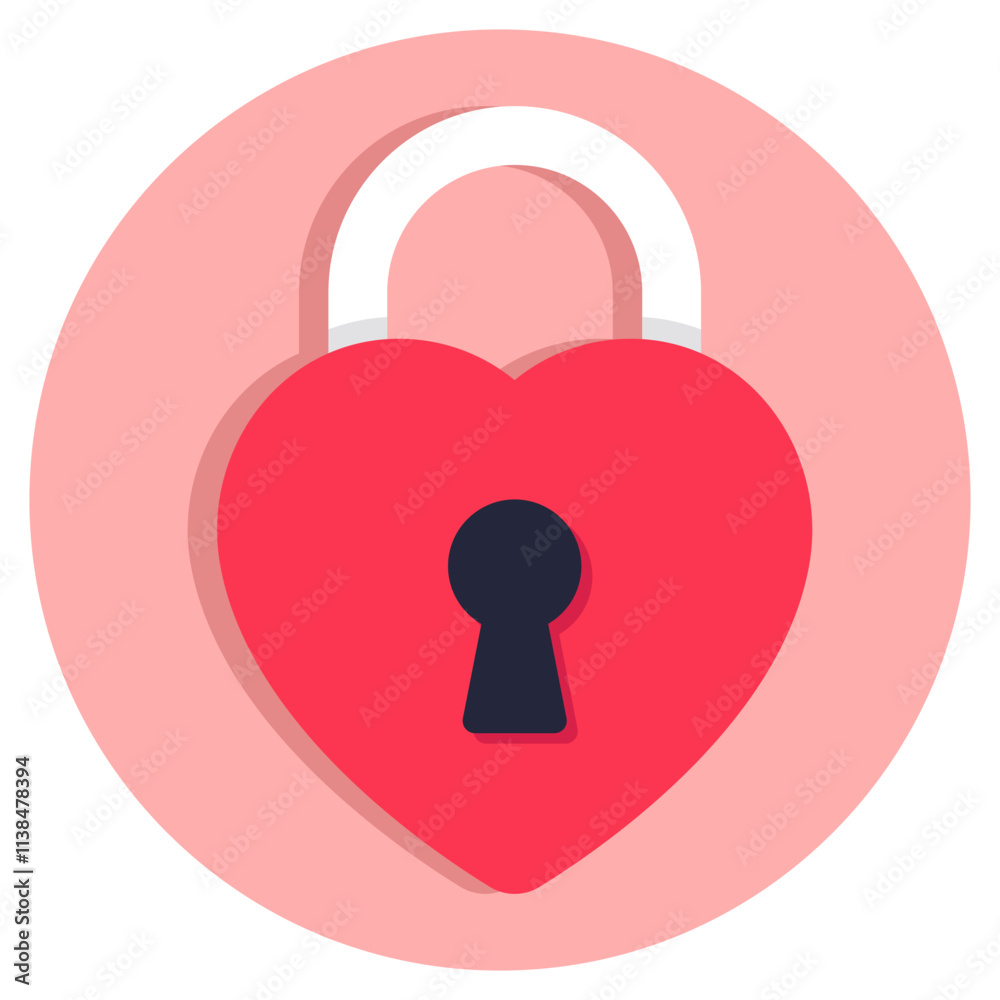 Vector design of secret love, flat icon Vector design of secret love, flat icon