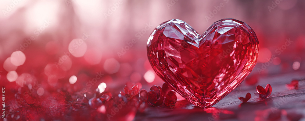Valentine's day concept banner with hand made gift box, bow, and a lot of hearts on a background with space for text., Red heart, valentine day greeting card. Bokeh background.
Valentine's day concept banner with hand made gift box, bow, and a lot of hearts on a background with space for text., Red heart, valentine day greeting card. Bokeh background.