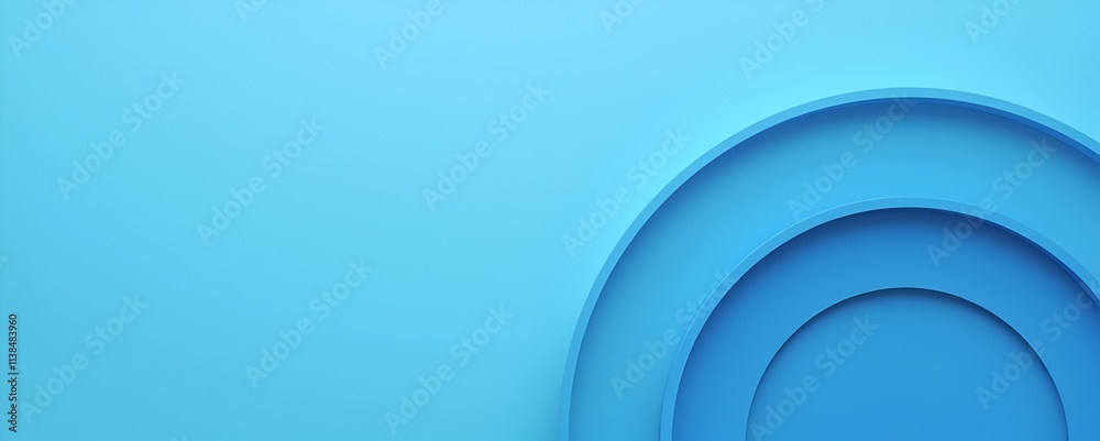 Serene Blue Concentric Circles: A minimalist abstract design evoking calmness and tranquility. Perfect for backgrounds or modern art. Serene Blue Concentric Circles: A minimalist abstract design evoking calmness and tranquility. Perfect for backgrounds or modern art.