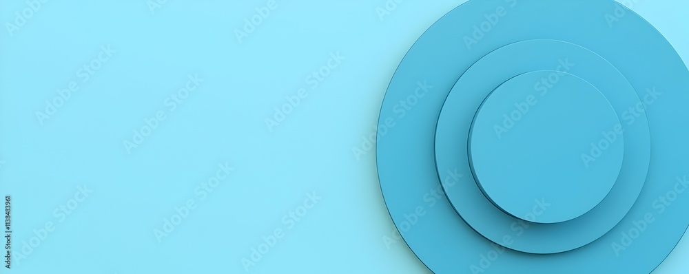 Serene Blue Circles: A minimalist abstract design, showcasing concentric circles against a light blue backdrop. Calming and visually appealing. Serene Blue Circles: A minimalist abstract design, showcasing concentric circles against a light blue backdrop. Calming and visually appealing.