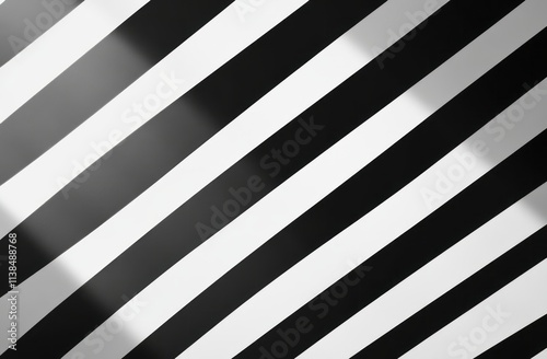 Diagonal Black and White St...