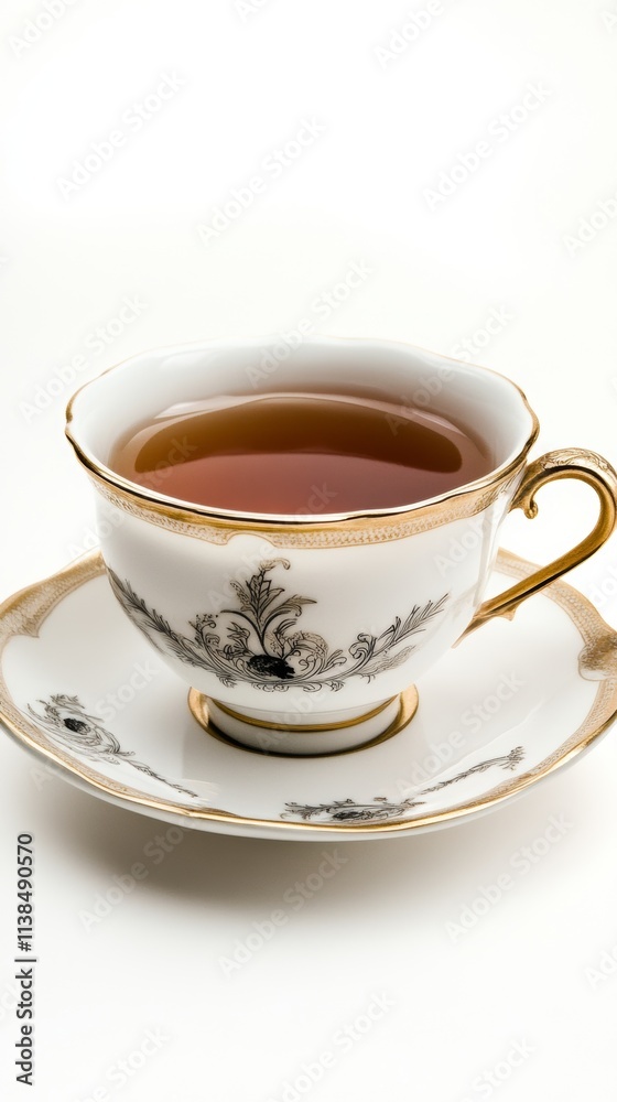 Cup of Tea on Saucer