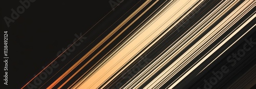 Abstract Diagonal Lines Gol...