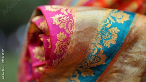 indian silk sarees photo