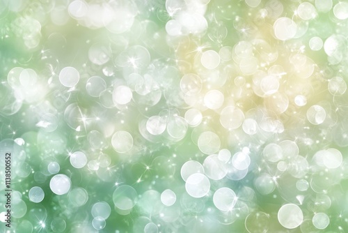 Abstract Green Background W...
