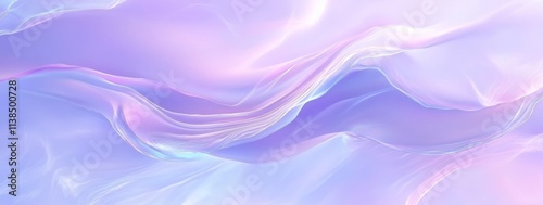 Abstract Pastel Waves Flowi...