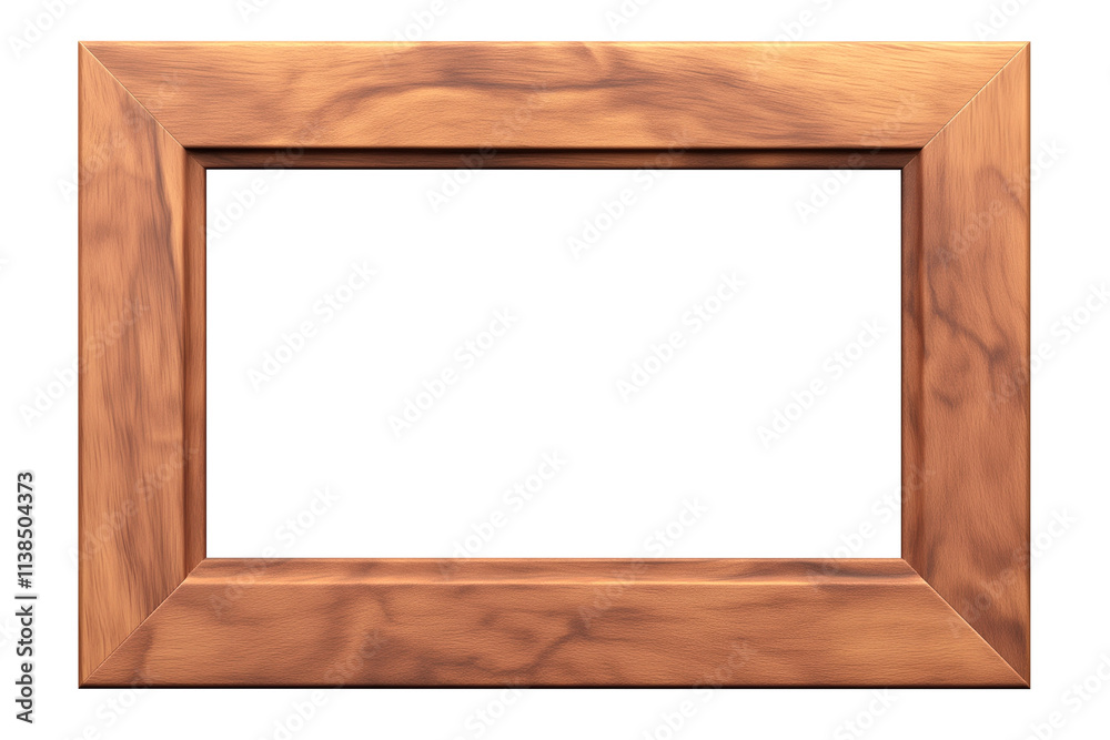 polished wood photo frame with natural finish, isolated on white background, showcasing its elegant design and smooth texture. Perfect for home or office decor polished wood photo frame with natural finish, isolated on white background, showcasing its elegant design and smooth texture. Perfect for home or office decor