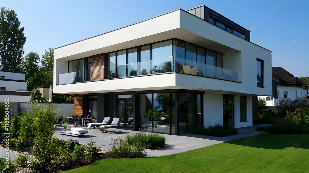 An apartment building in Germany. An apartment building in Germany.