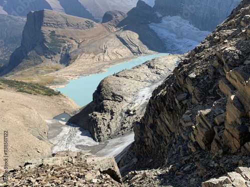 old Glacier in Glacier National Park