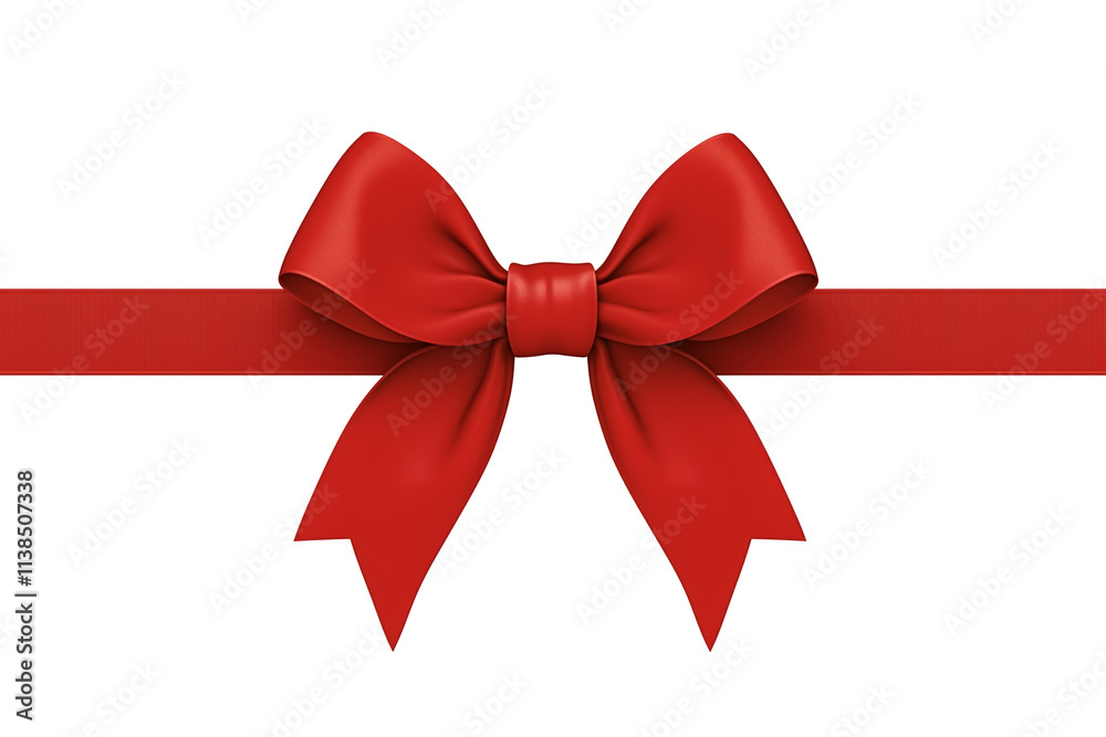 vibrant red ribbon with bow is elegantly isolated on white background, perfect for festive occasions and gift wrapping. PNG transparent vibrant red ribbon with bow is elegantly isolated on white background, perfect for festive occasions and gift wrapping. PNG transparent