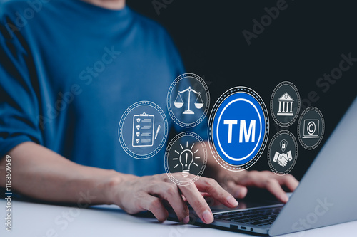 Fotografie TM, Trademark and intellectual property protection concept