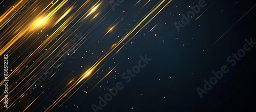 Golden Light Streaks Across...