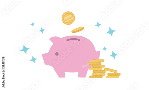 貯金箱　硬貨