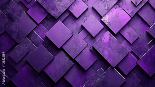 11. A bold purple background with abstract geometric shapes subtly visible