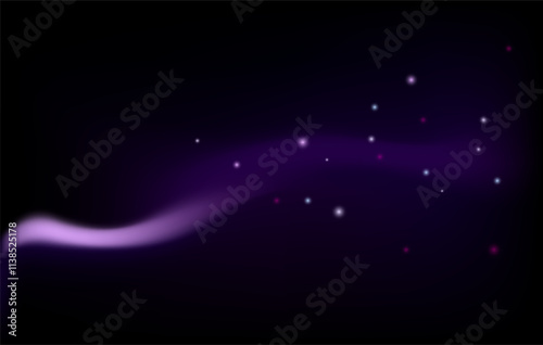 Elegant gradient background in dark purple colors with sparse lights.