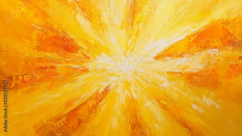 Abstract Yellow and Orange ...