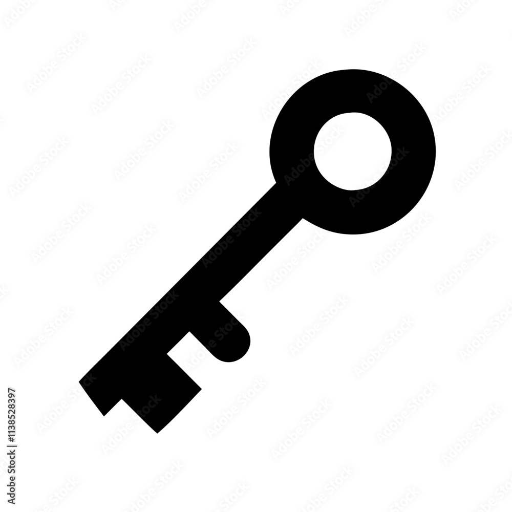 key silhouette key silhouette