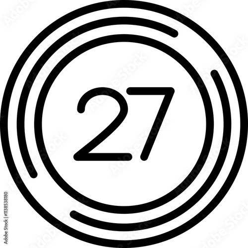 Twenty seven Icon