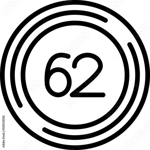 Sixty two Icon