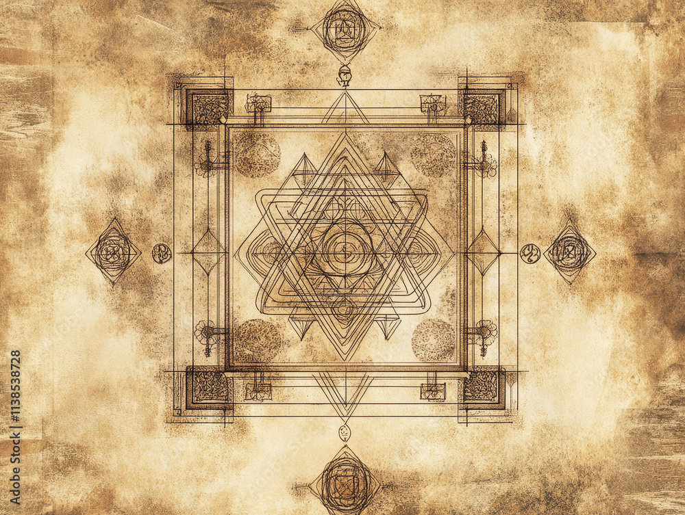 Naklejka premium Geometric patterns