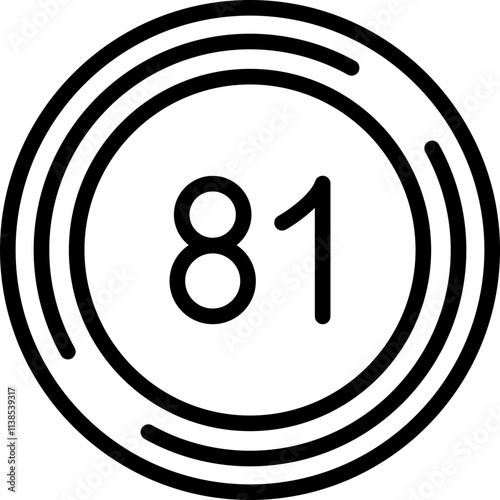 Eighty one Icon