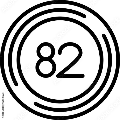 Eighty two Icon