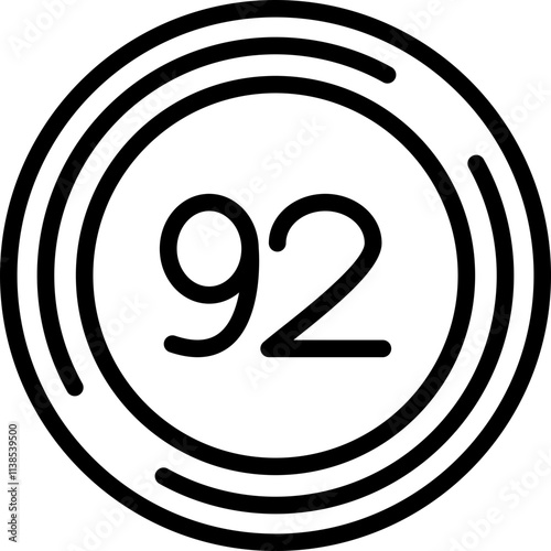 Ninety two Icon