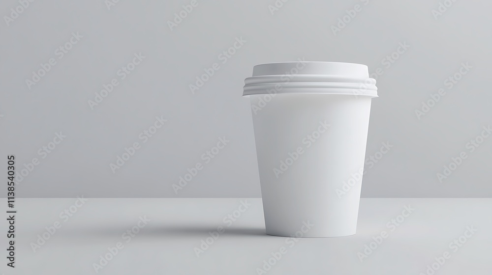 A high-definition isolated blank white coffee cup mockup with a smooth surface and a tightly sealed lid, perfect for designs. A high-definition isolated blank white coffee cup mockup with a smooth surface and a tightly sealed lid, perfect for designs.